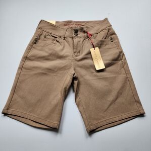 Sabrina Lauren Shorts for Women Perfect Fit Ultra Soft Stretch Beige Size 8